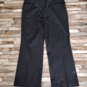 LANE BRYANT Dress Pants Womens Size 20 Gray Pleated Wide Leg Stretch Pant